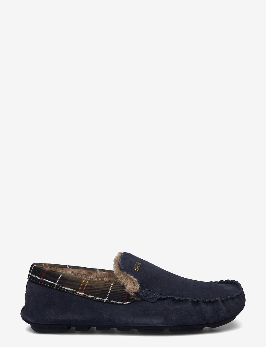 Barbour - Barbour Monty Moccasin Slipper - shop efter anledning - navy suede - 1