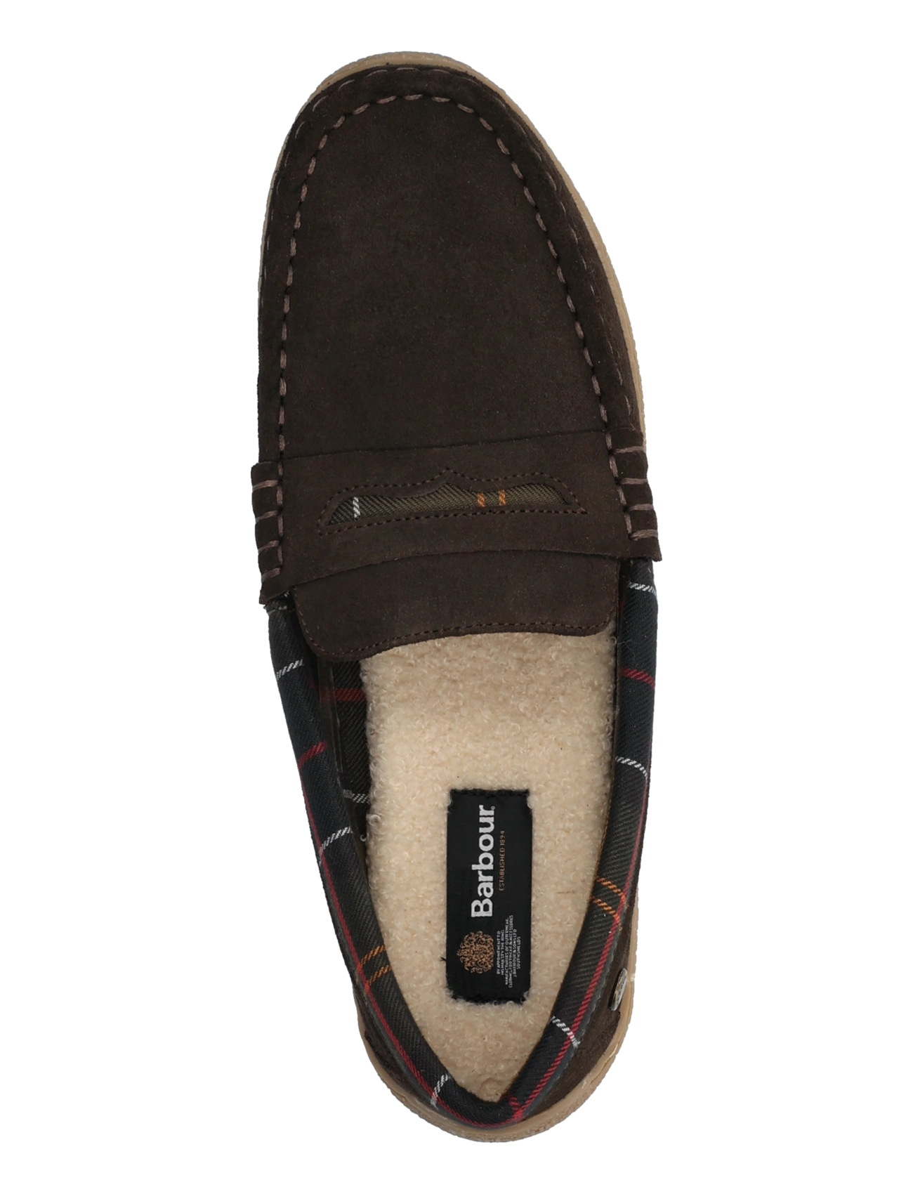 Barbour - Barbour Albert Slipper - brown suede - 3