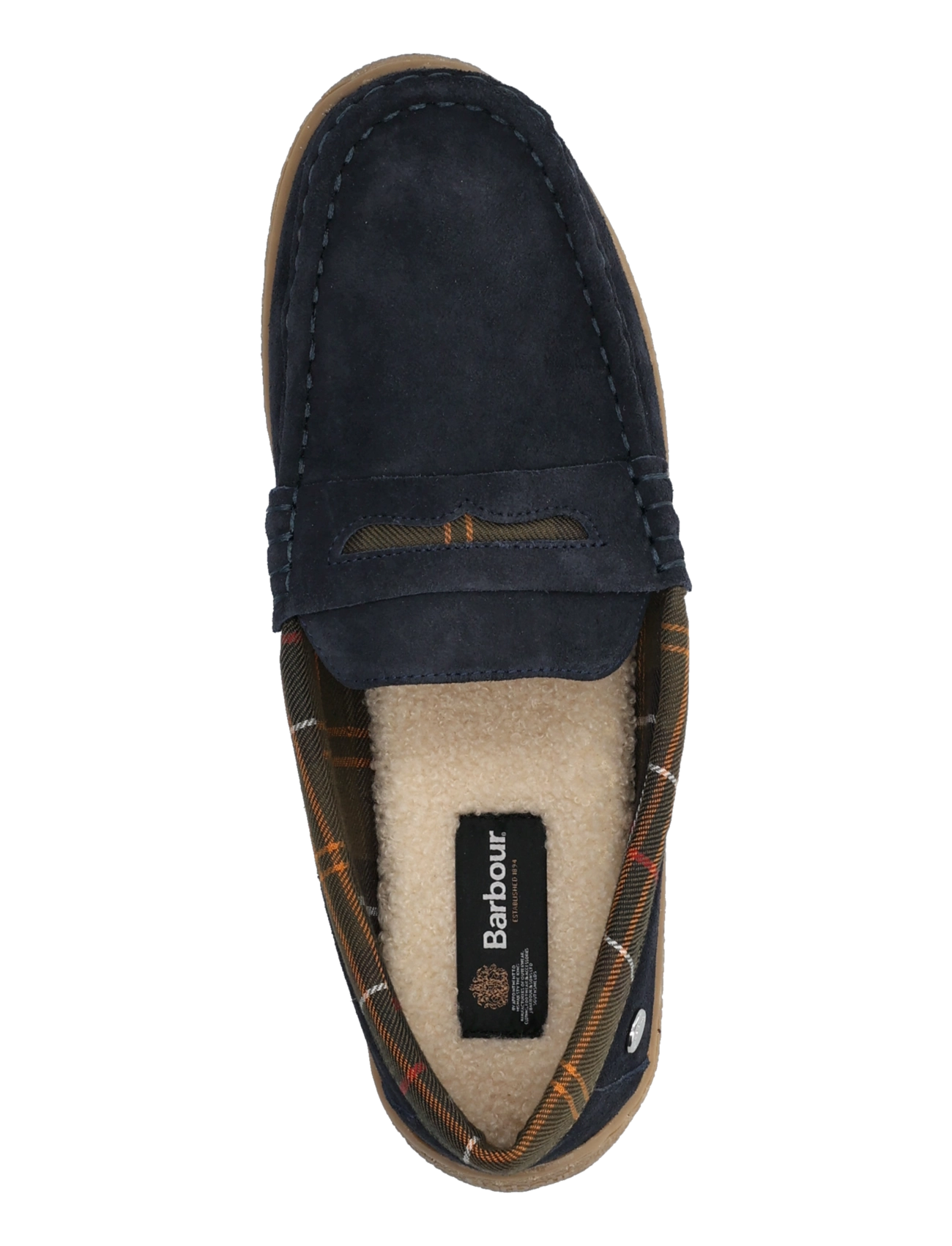 Barbour - Barbour Albert Slipper - shop efter anledning - navy suede - 3
