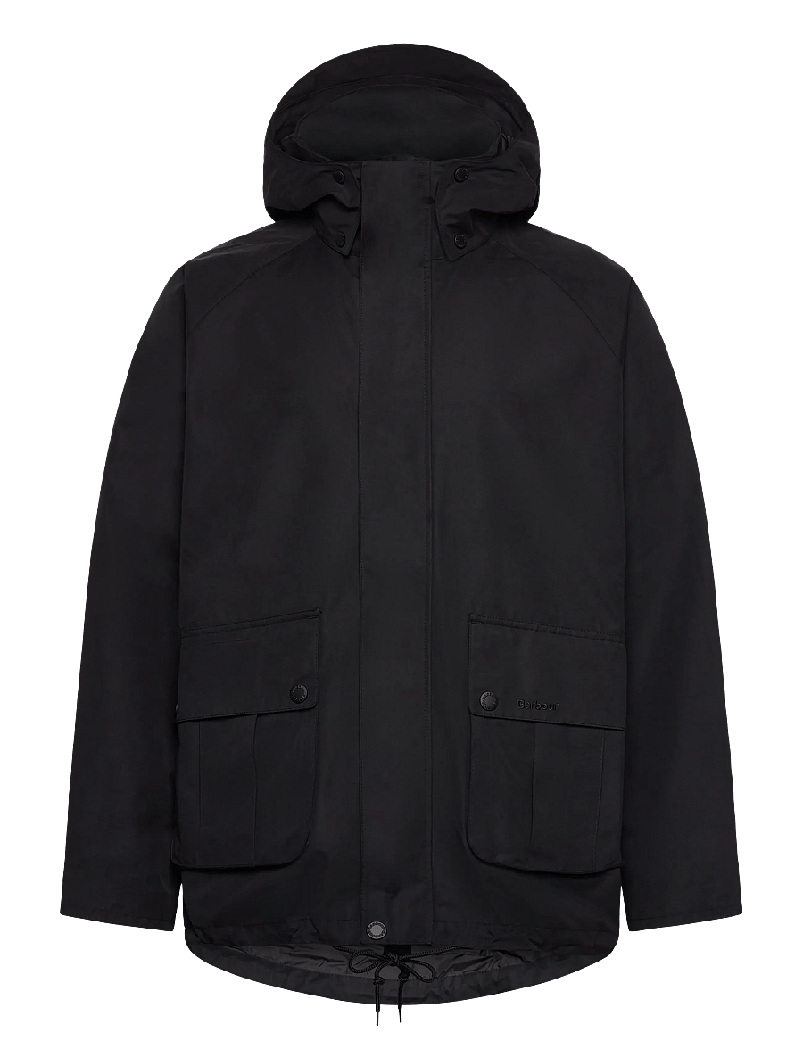 Barbour - Barbour Re-Eng Hooded Wading Spey Sh Jacket - parkas - black - 0