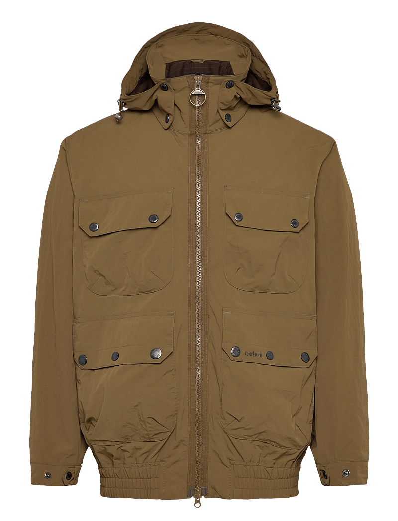 Barbour - Barbour Re-Eng Hooded Shp Flight Bedale Jacket - Õhukesed jakid - olive - 0