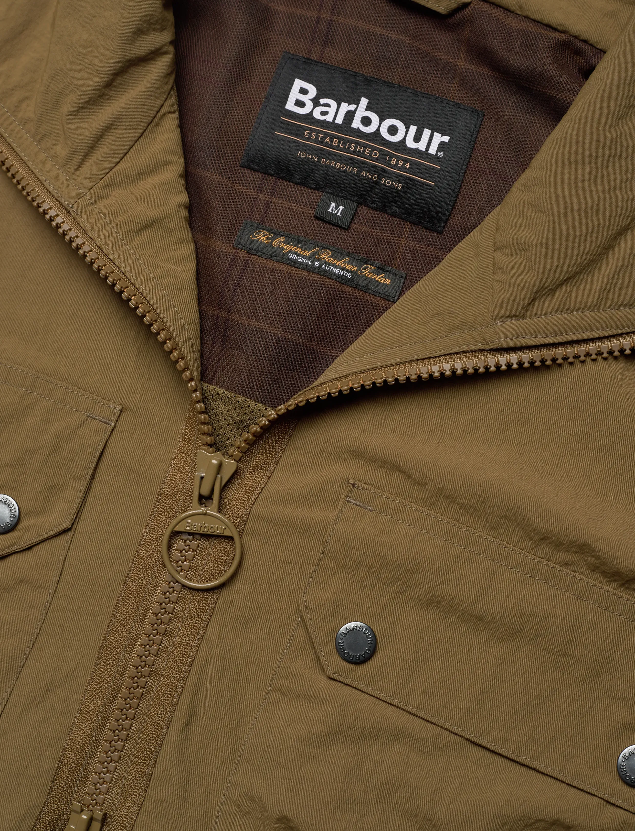 Barbour - Barbour Re-Eng Hooded Shp Flight Bedale Jacket - lentejassen - olive - 2