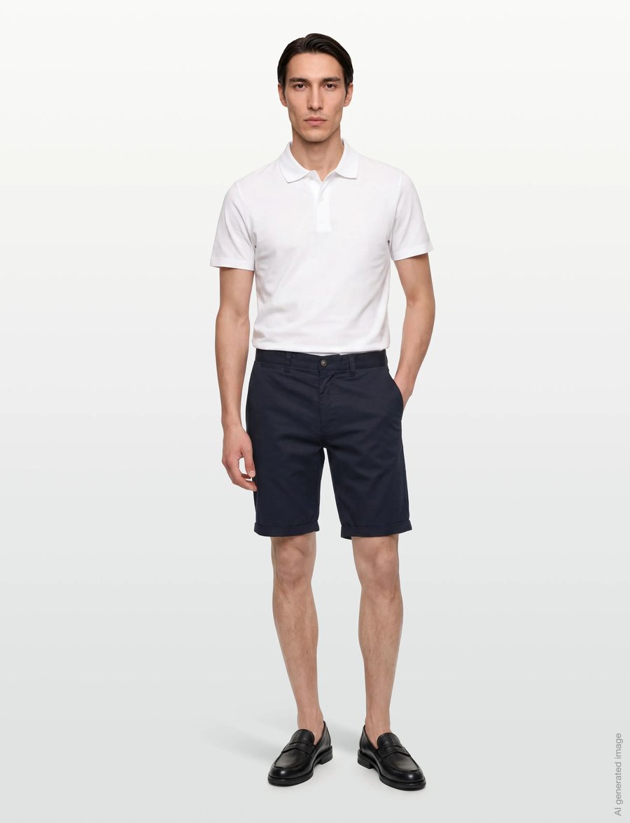 Barbour - Barbour Smart Chino Sh - chino lühikesed püksid - navy - 0