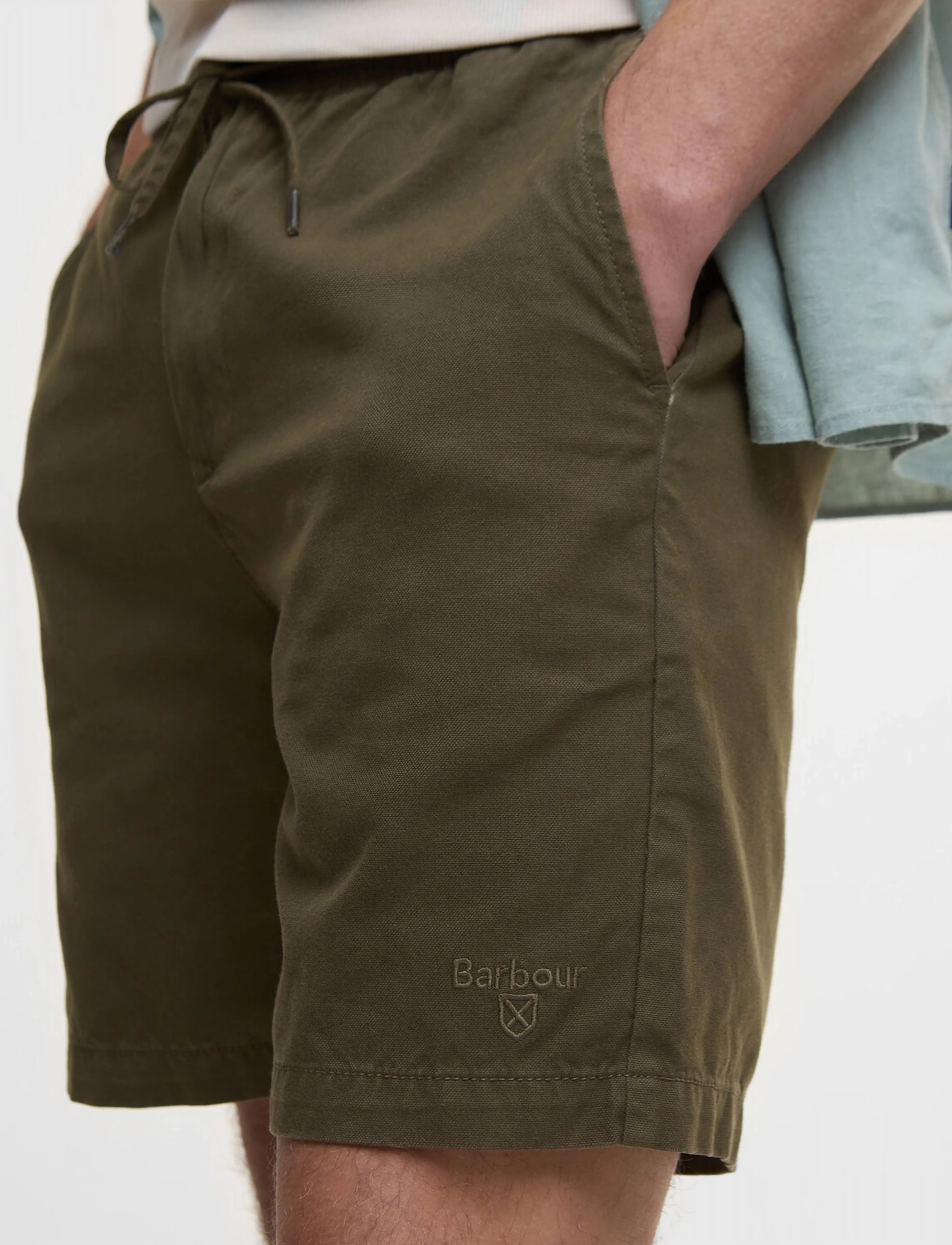 Barbour - Barbour Oxford Short - casual shorts - uniform green - 2