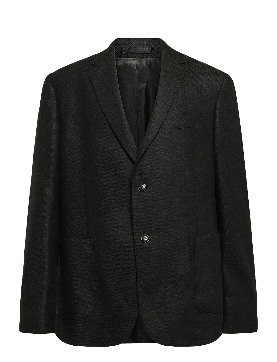 Barbour - Barbour Fairford Herringbone Blazer - einreiher - forest - 0