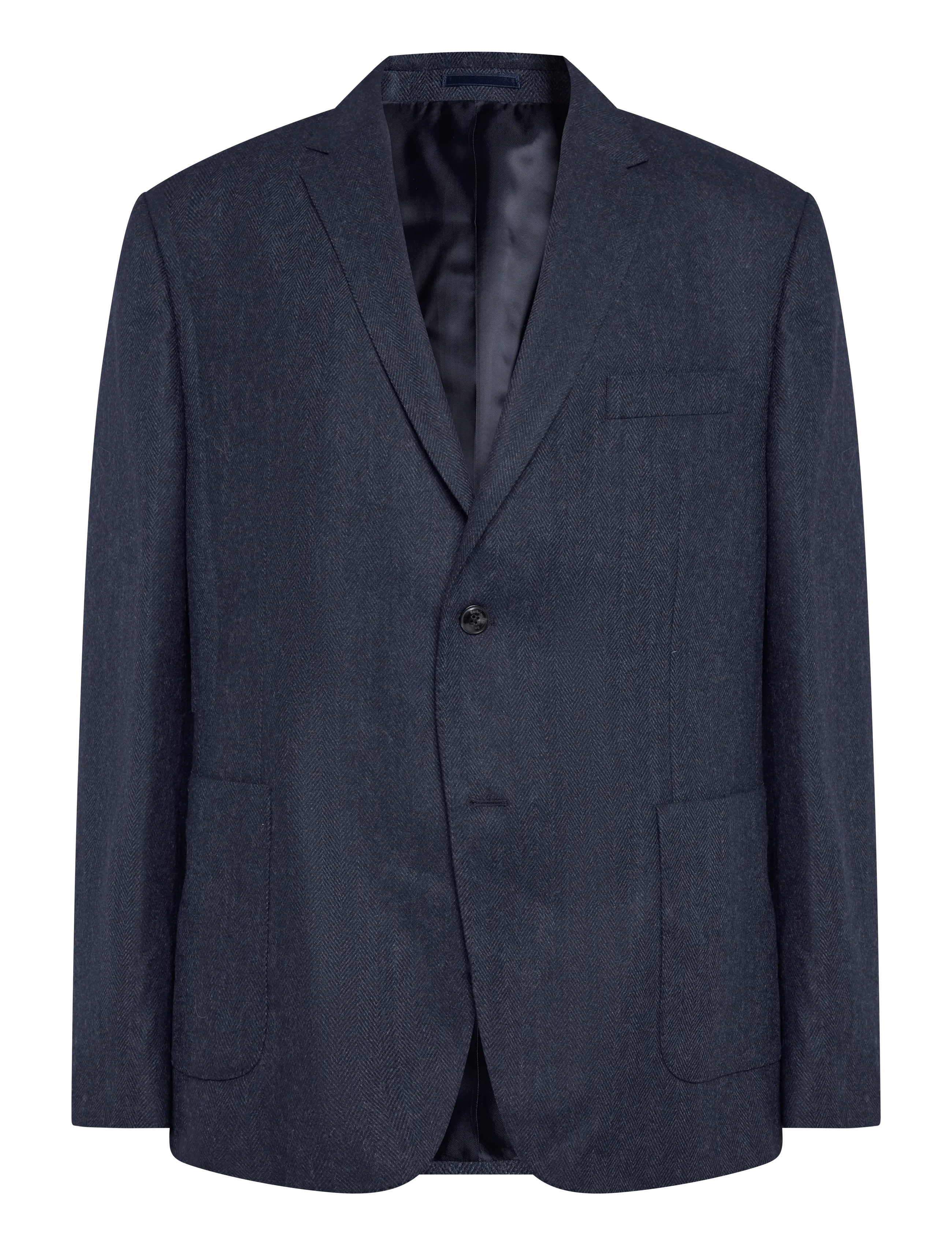 Barbour Barbour Fairford Herringbone Blazer - Riided - NAVY / navy