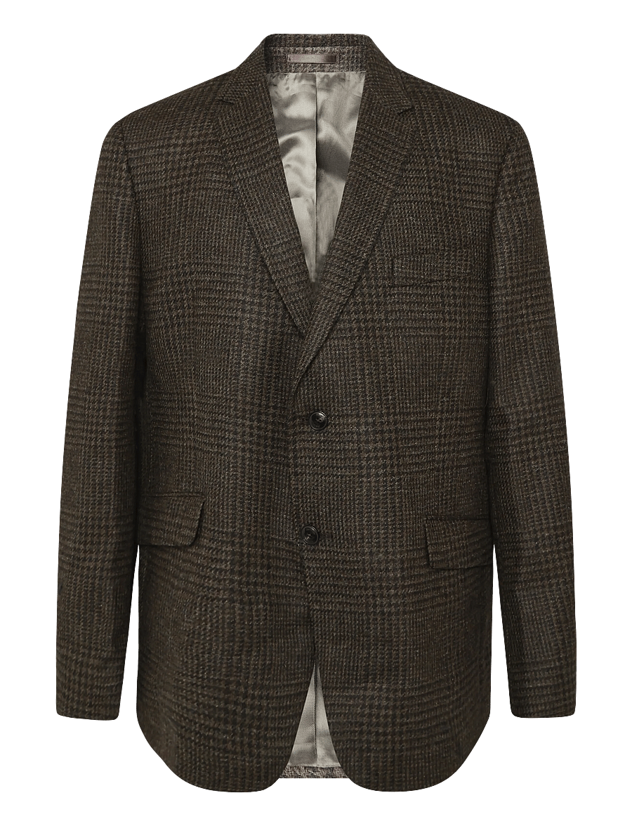 Barbour - Barbour Bryson Moons Check Blazer - brown - 0