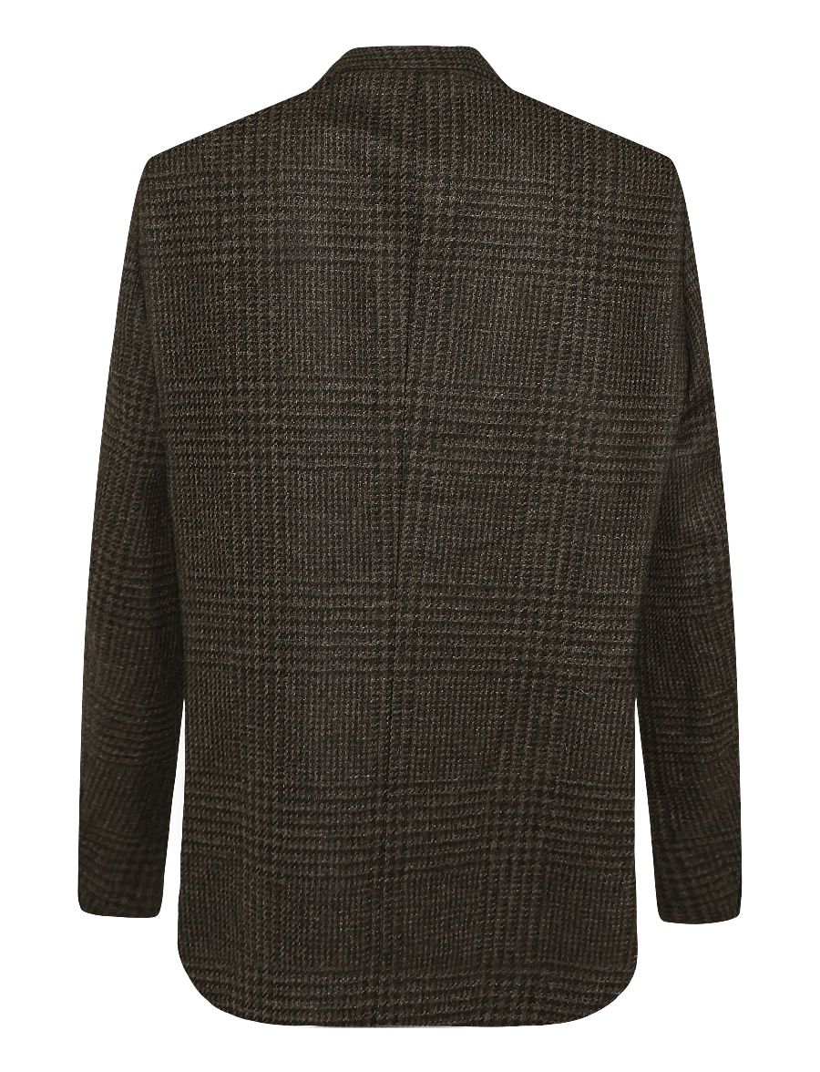 Barbour - Barbour Bryson Moons Check Blazer - brown - 1