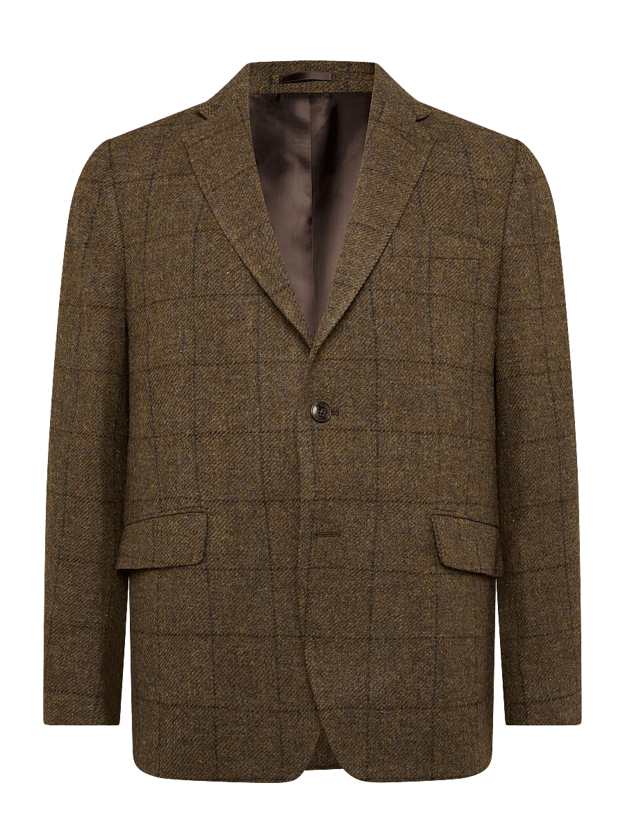 Barbour - Barbour Gosforth Moons Checked Blazer - brown - 0