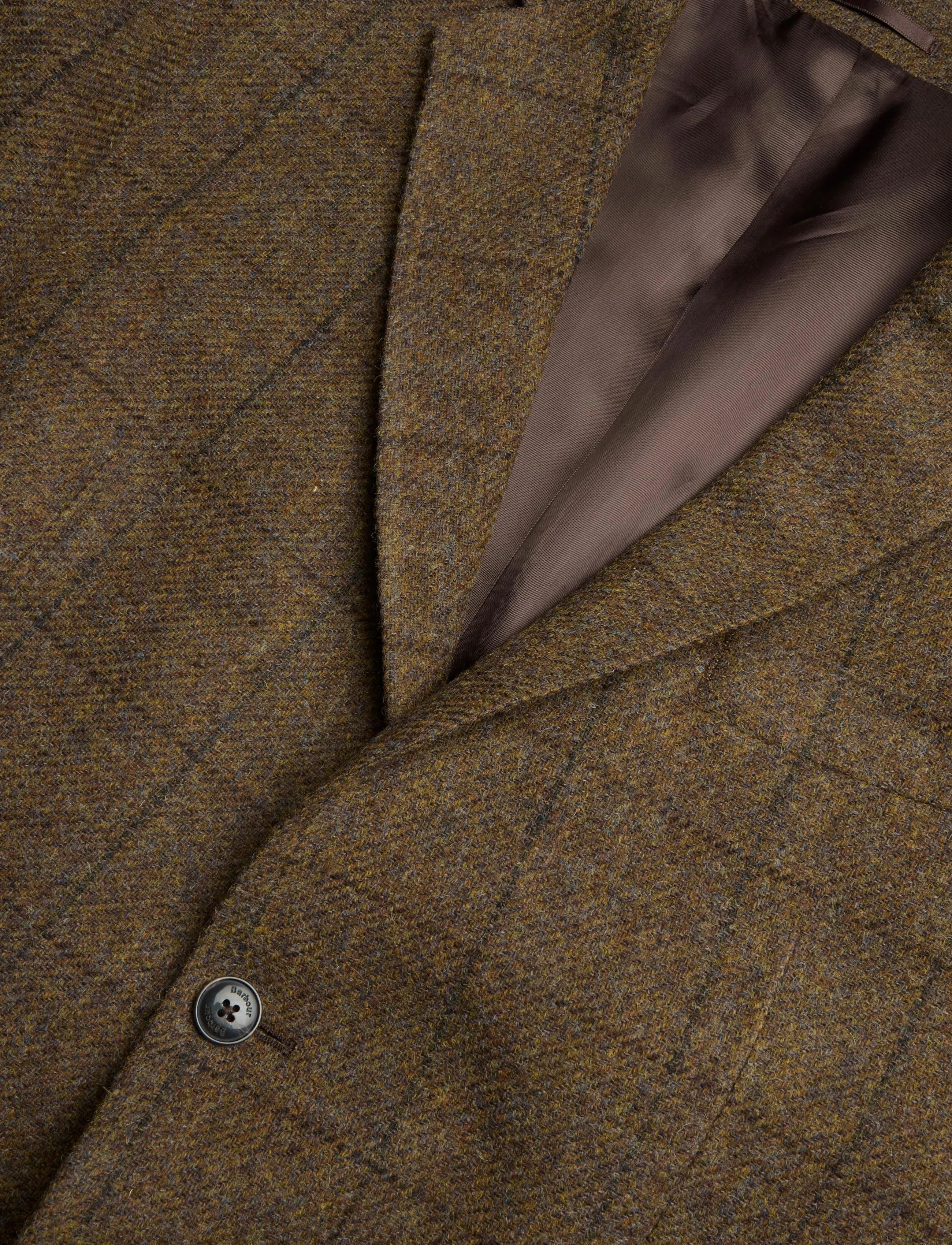 Barbour - Barbour Gosforth Moons Checked Blazer - brown - 2
