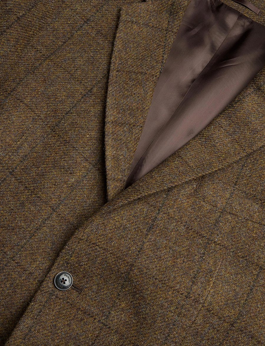 Barbour - Barbour Gosforth Moons Checked Blazer - brown - 2