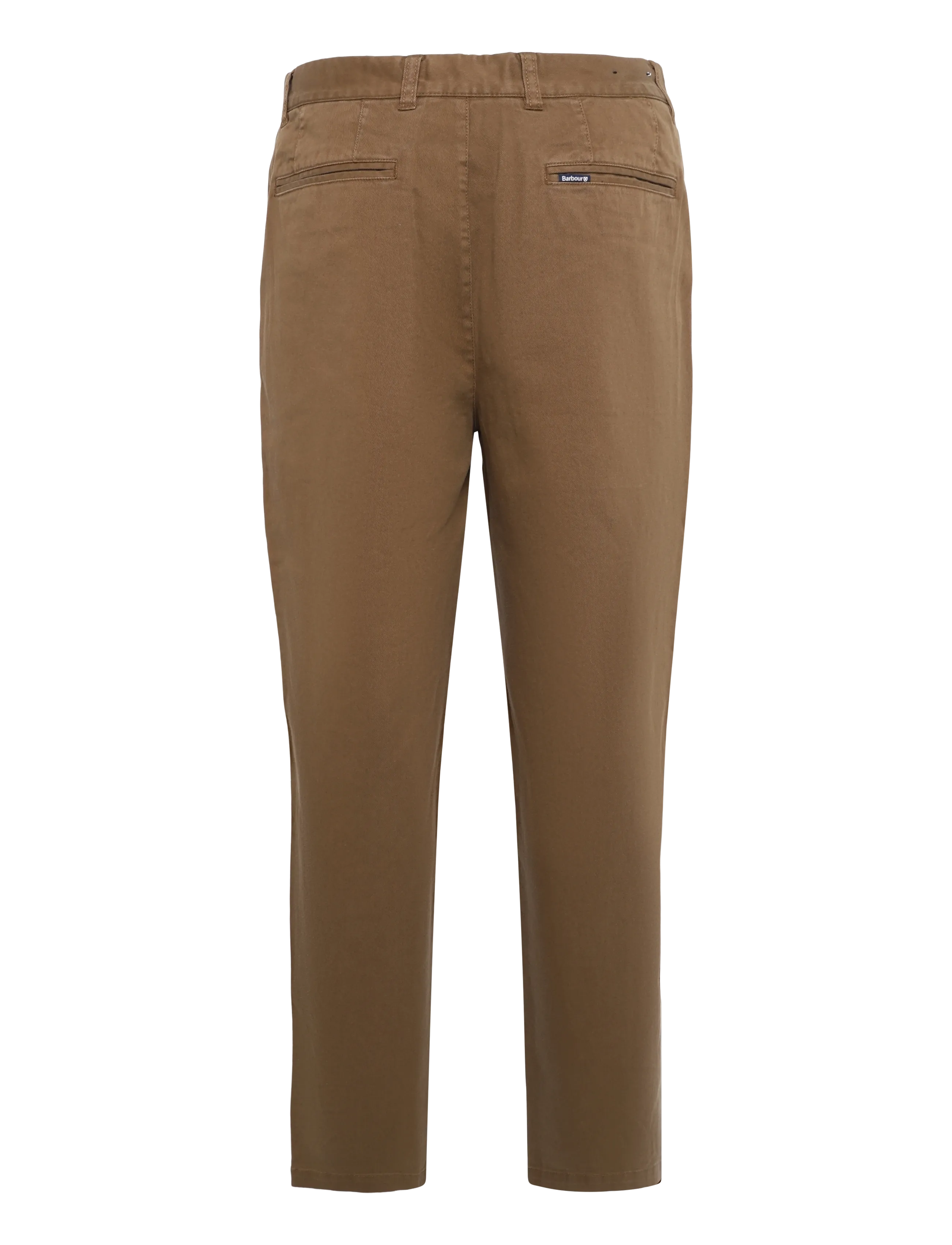 Barbour - Barbour Washed Stretch Twill Tailored Trouser - chinos - dark sand - 1