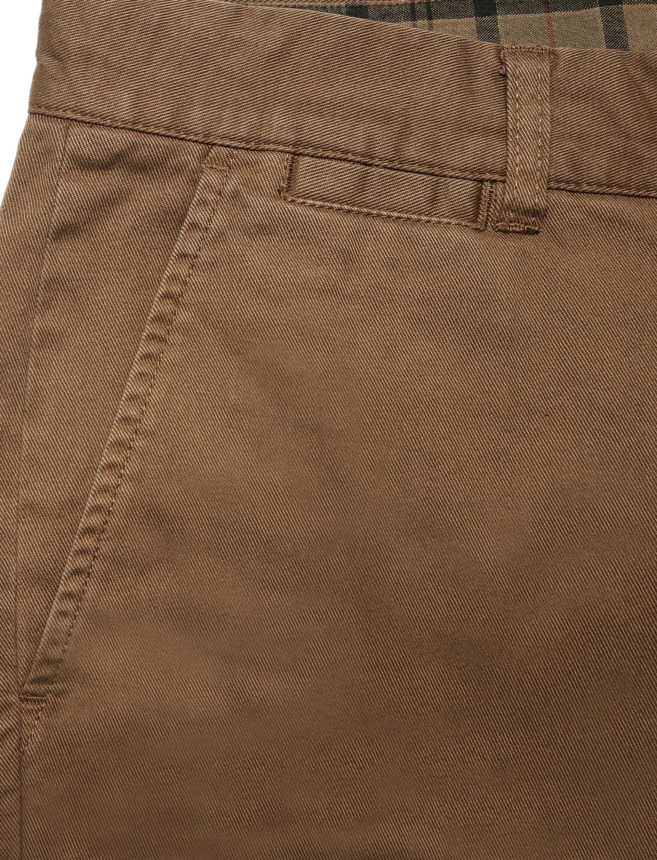 Barbour - Barbour Washed Stretch Twill Tailored Trouser - chinos - dark sand - 2