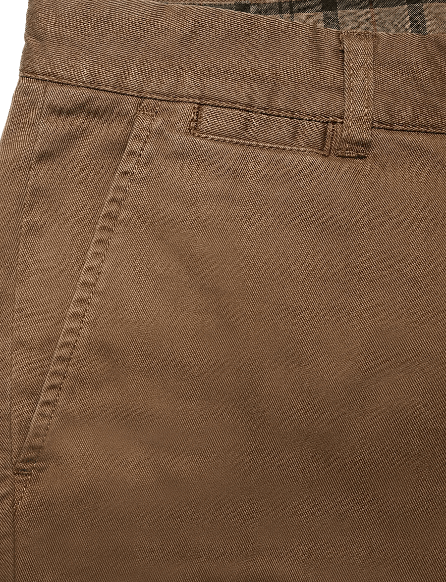 Barbour - Barbour Washed Stretch Twill Tailored Trouser - chinos - dark sand - 2