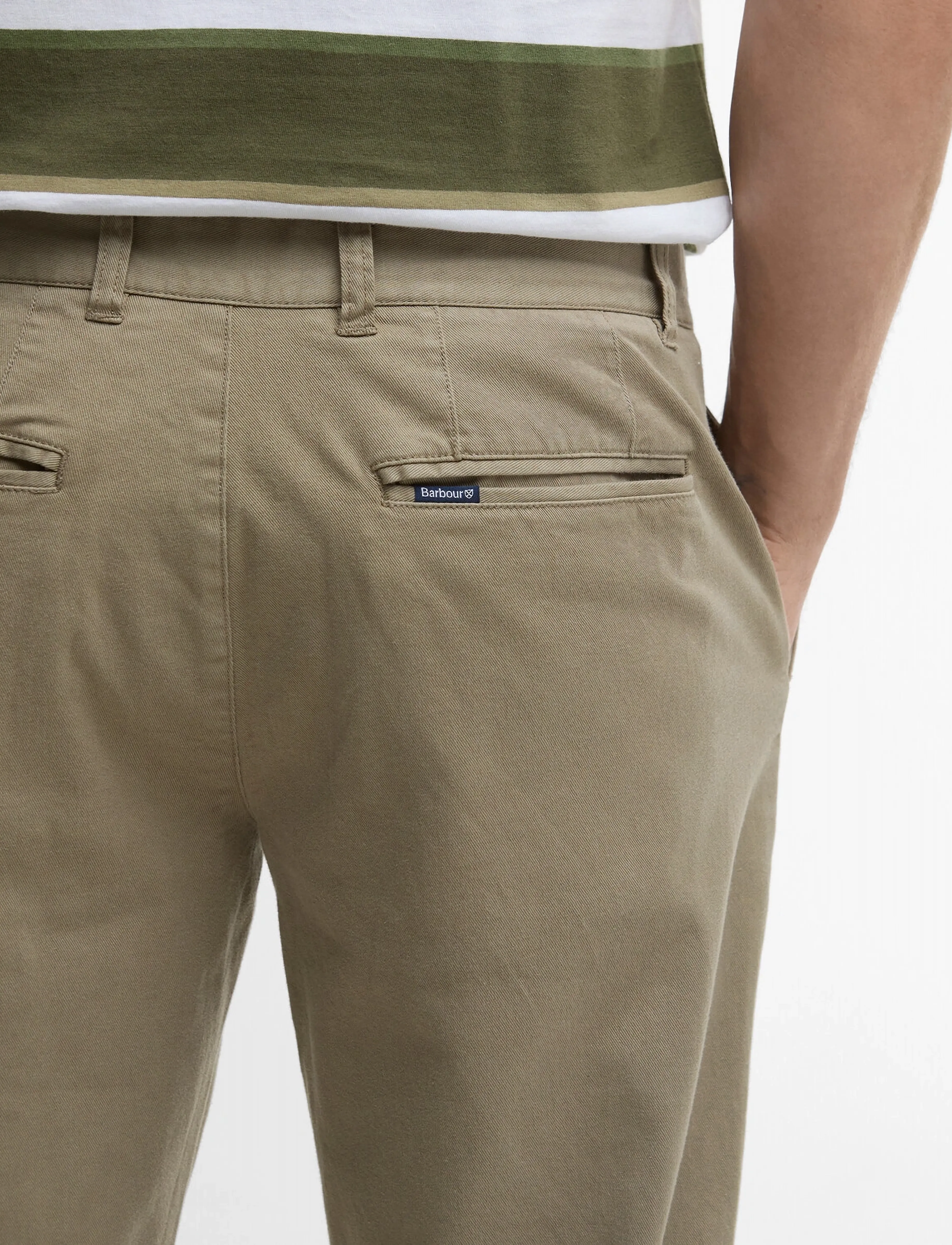Barbour - Barbour Washed TF Trou - chino püksid - grey olive - 4