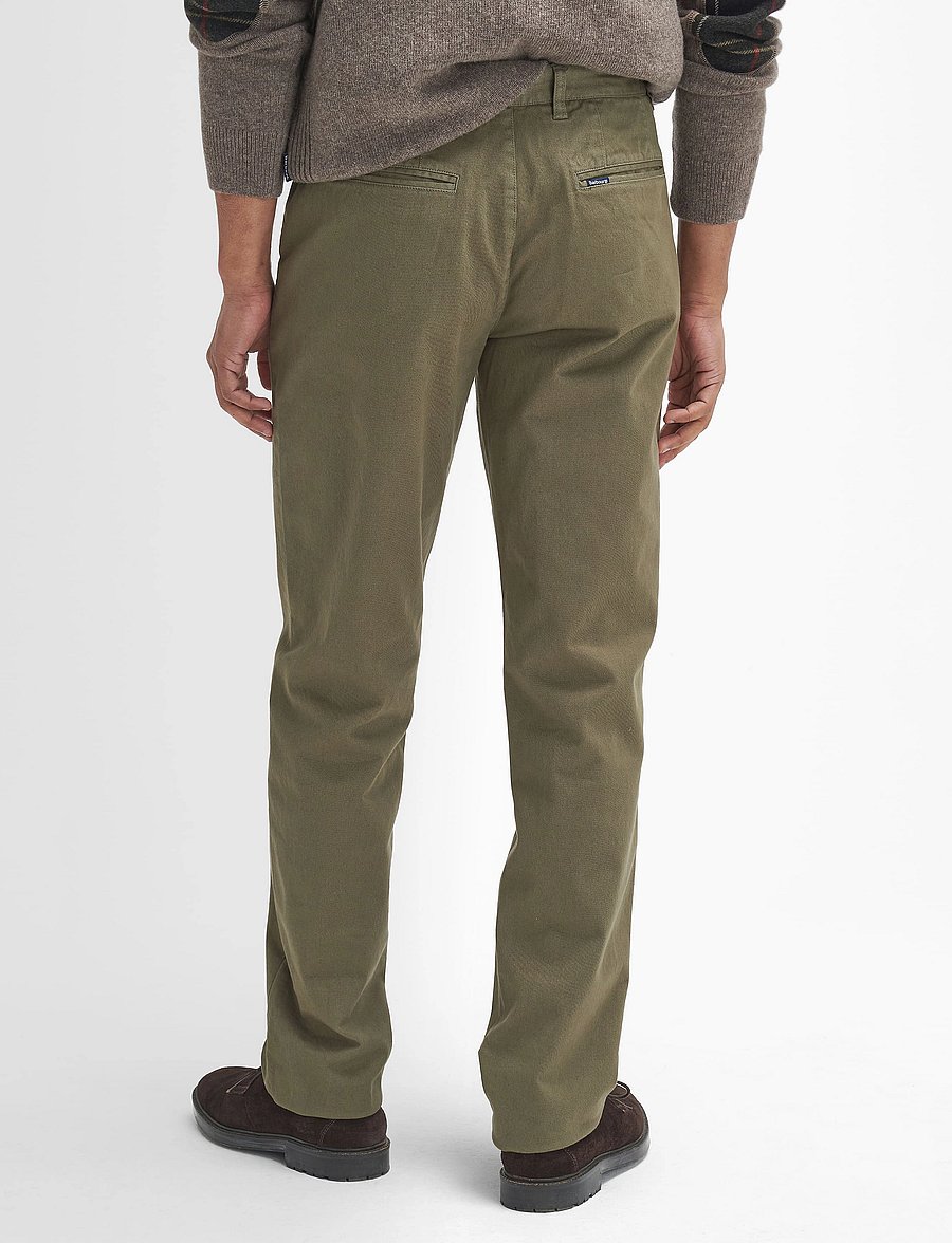 Barbour - Barbour Washed TF Trou - chino stila bikses - olive - 3