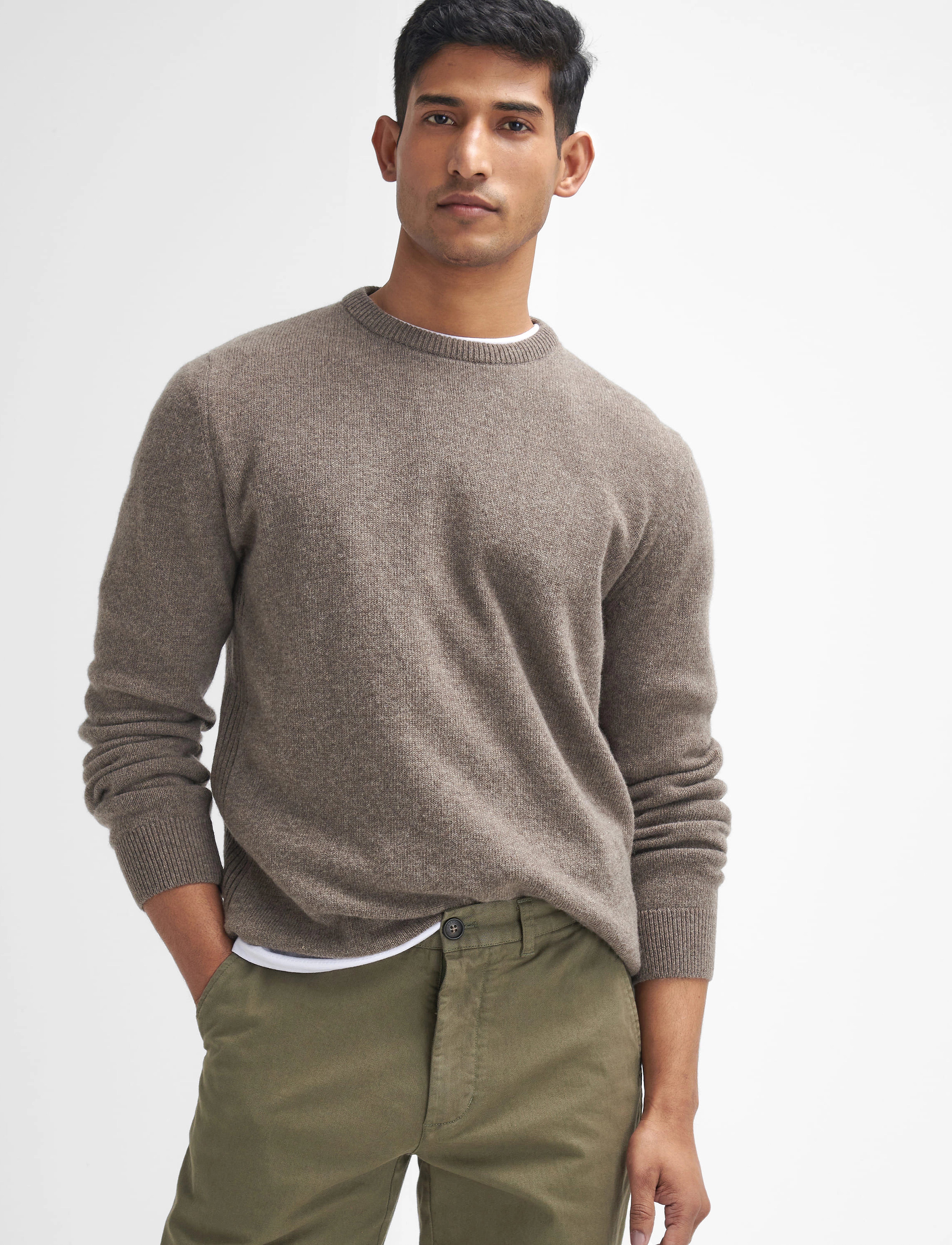 Barbour - Barbour Washed TF Trou - chino stila bikses - olive - 4