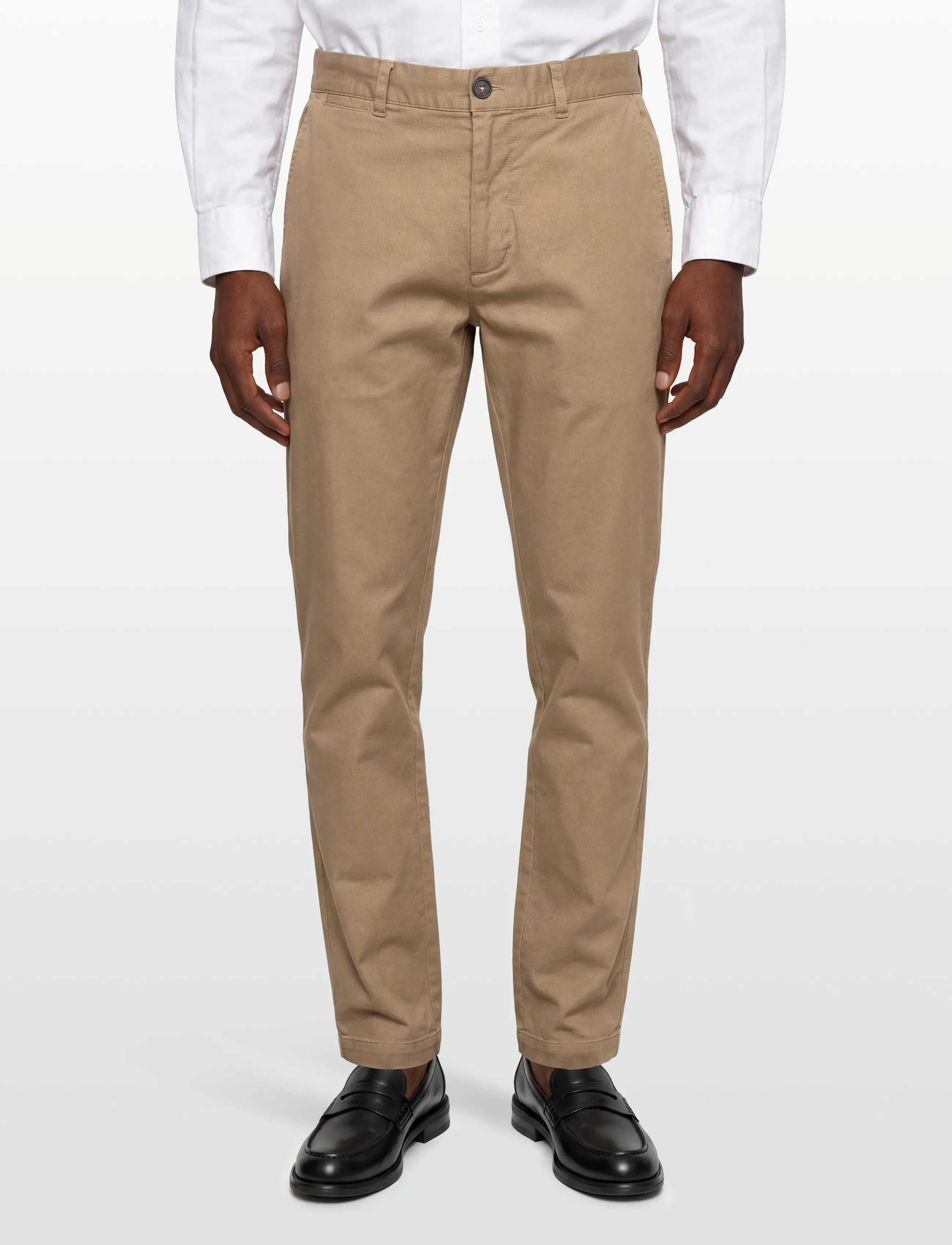 Barbour - Barbour Washed Stretch Twill Tailored Trouser - chinos - washed stone - 3