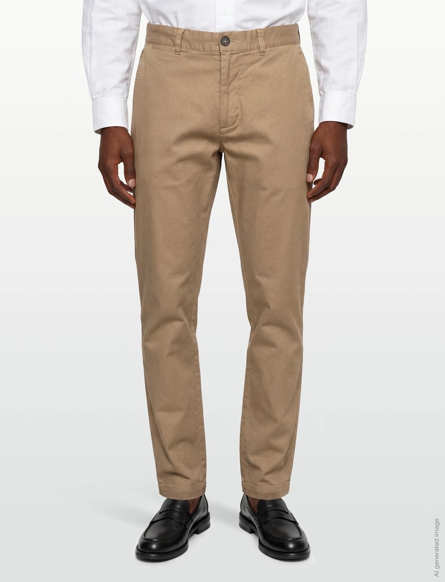 Barbour - Barbour Washed Stretch Twill Tailored Trouser - chinos - washed stone - 3