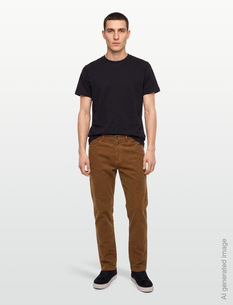 Barbour - Barbour Moleskin Tailored Fit Trouser - pantalons décontractés - cinnamon - 0