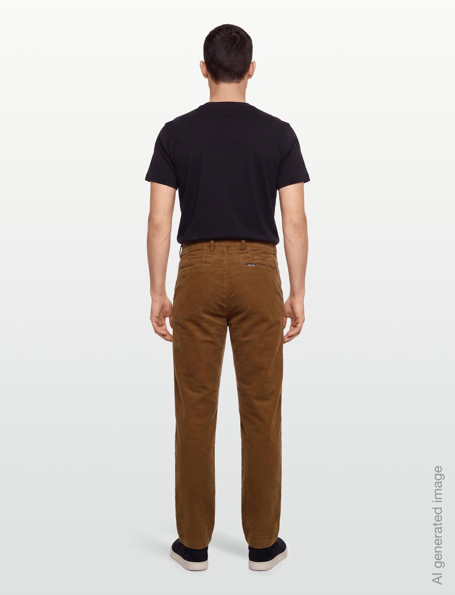 Barbour - Barbour Moleskin Tailored Fit Trouser - pantalons décontractés - cinnamon - 4
