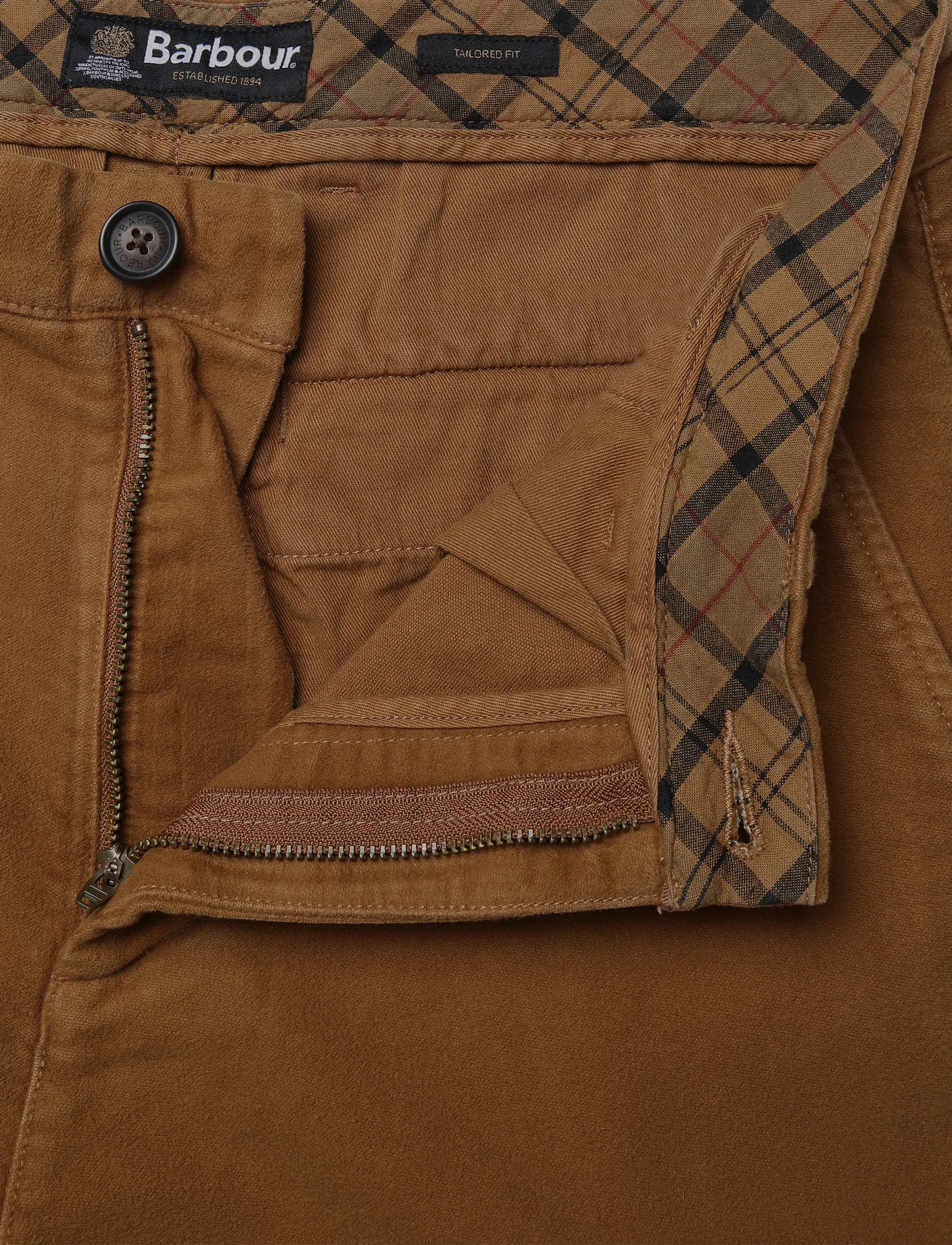 Barbour - Barbour Moleskin Tailored Fit Trouser - vabaajapüksid - cinnamon - 3