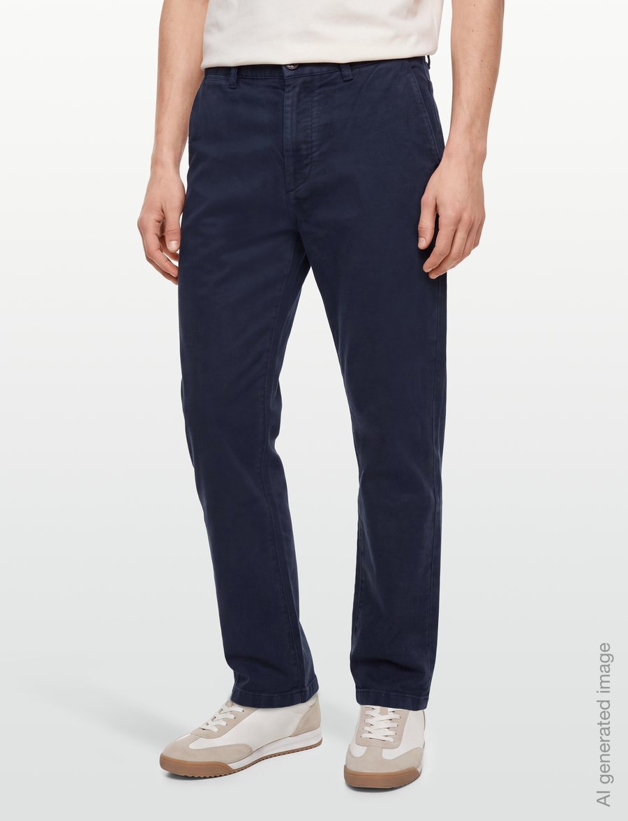 Barbour - Barbour Moleskin Tailored Fit Trouser - freizeithosen - navy - 3