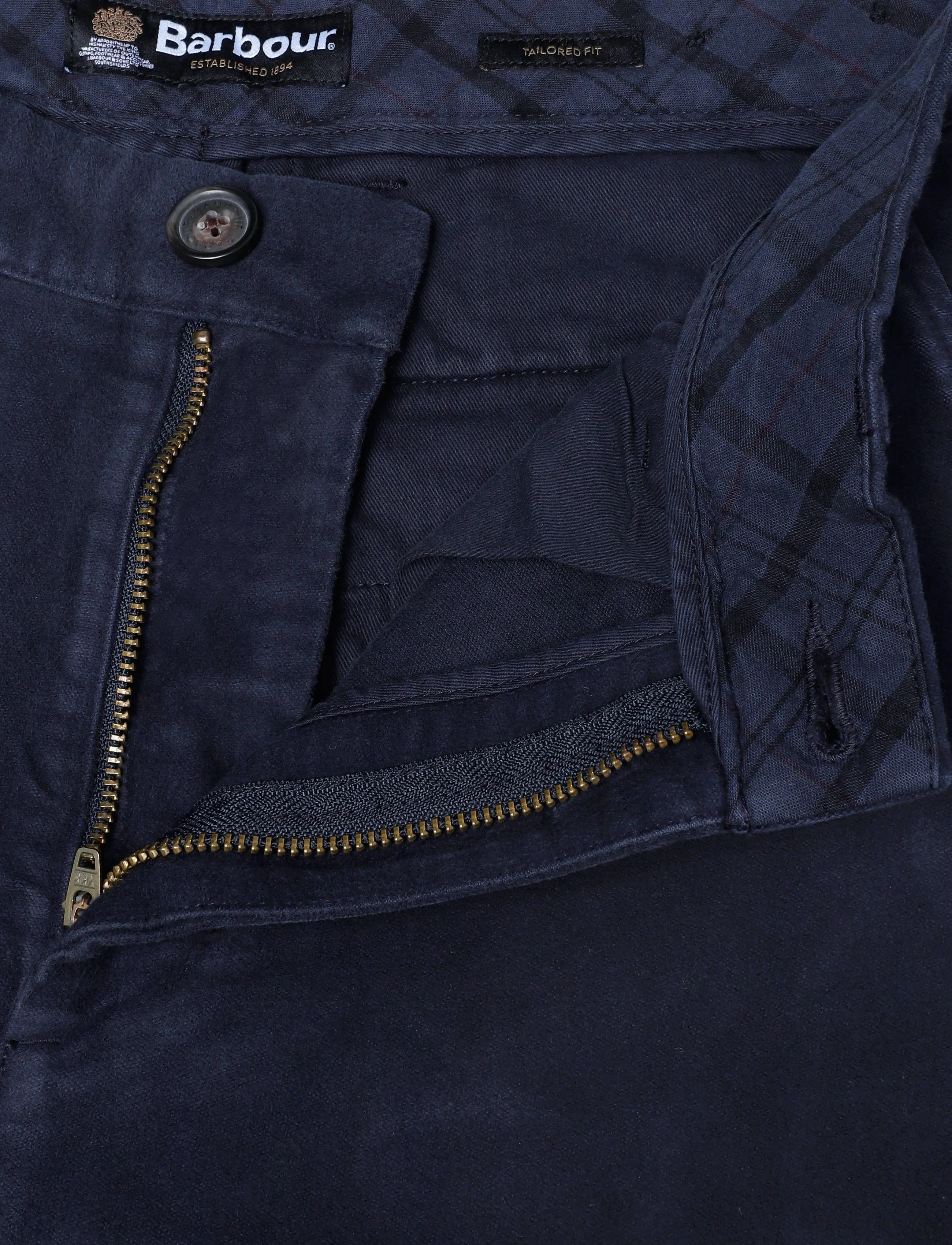 Barbour - Barbour Moleskin Tailored Fit Trouser - navy - 2