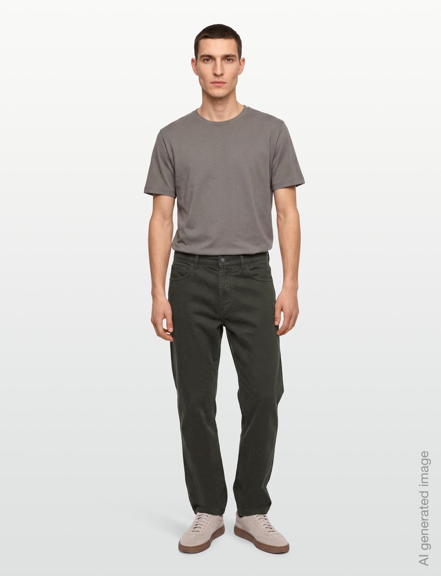 Barbour - Barbour Moleskin Tailored Fit Trouser - casual - sage - 0