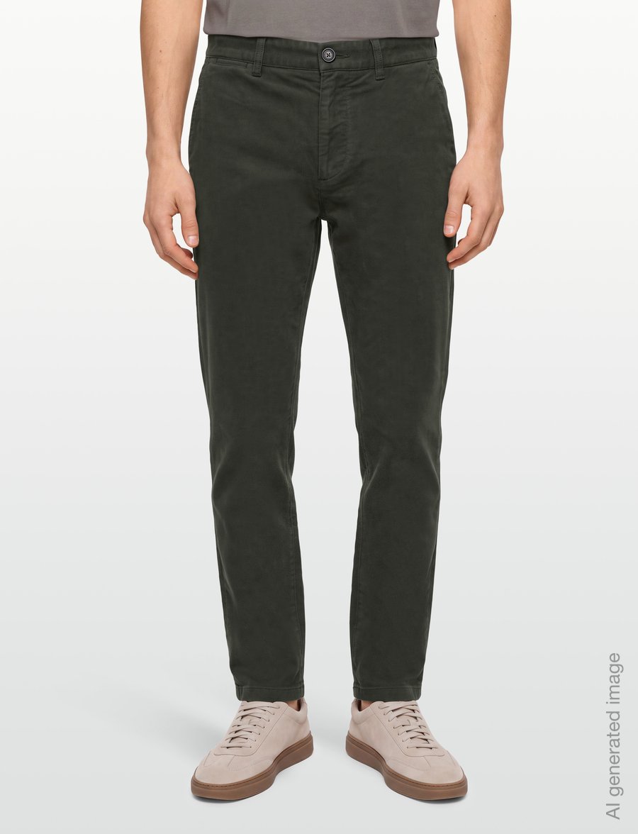 Barbour - Barbour Moleskin Tailored Fit Trouser - casual - sage - 3