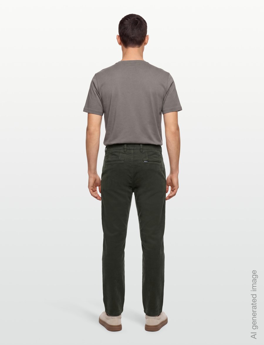 Barbour - Barbour Moleskin Tailored Fit Trouser - casual - sage - 4