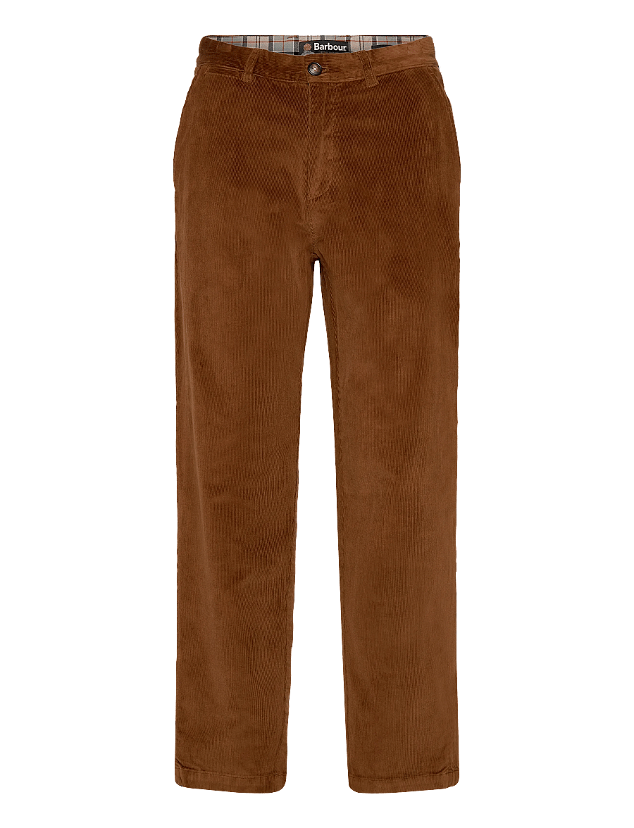 Barbour - Barbour Stretch Cord Tailored Fit Trouser - casual trousers - dark sand - 0