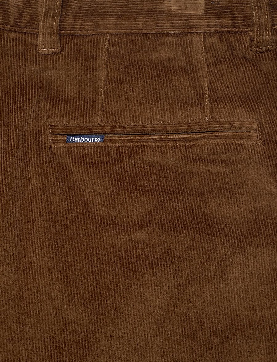 Barbour - Barbour Stretch Cord Tailored Fit Trouser - casual trousers - dark sand - 4