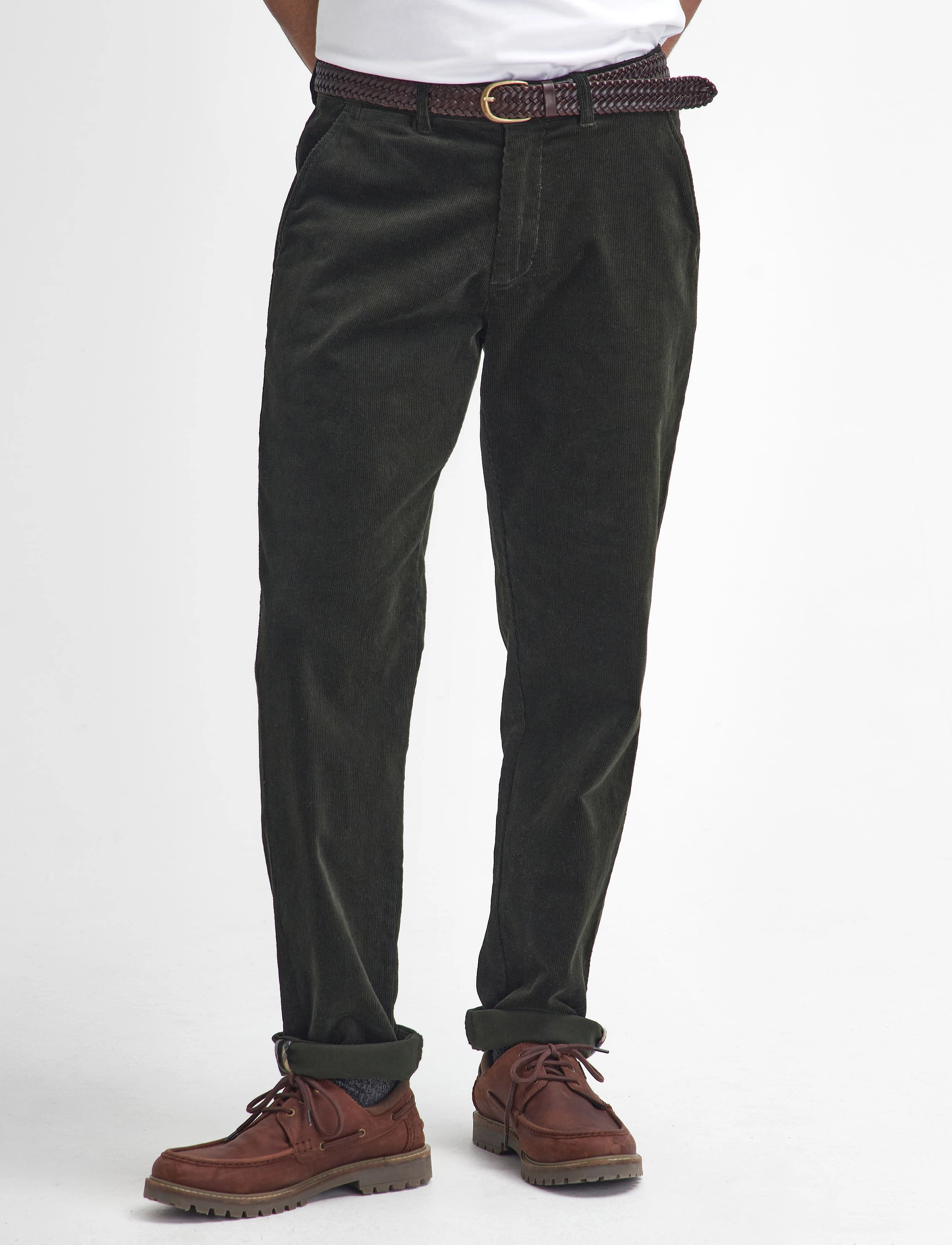 Barbour - Barbour Stretch TF Cor - casual trousers - forest - 3