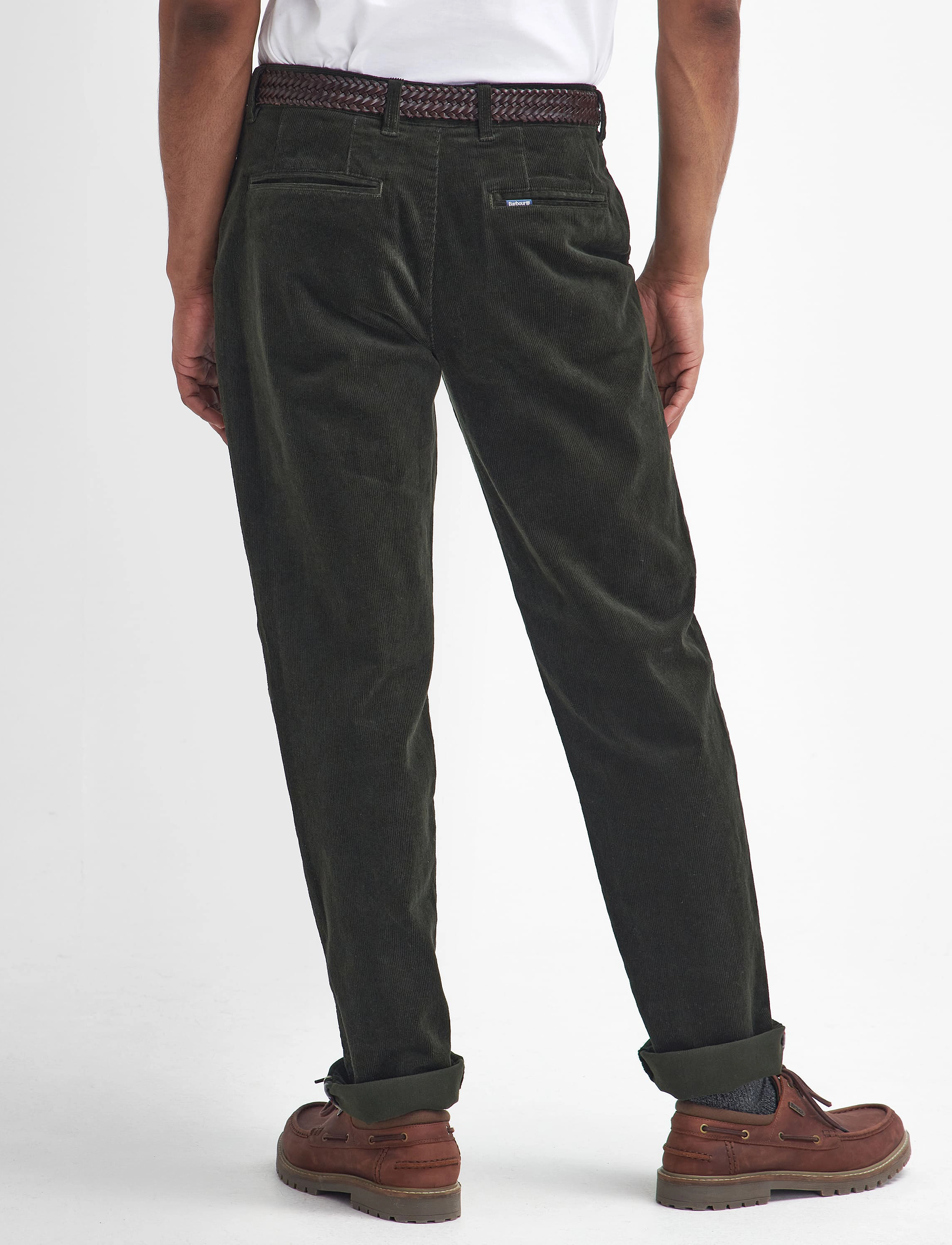 Barbour - Barbour Stretch TF Cor - casual trousers - forest - 4