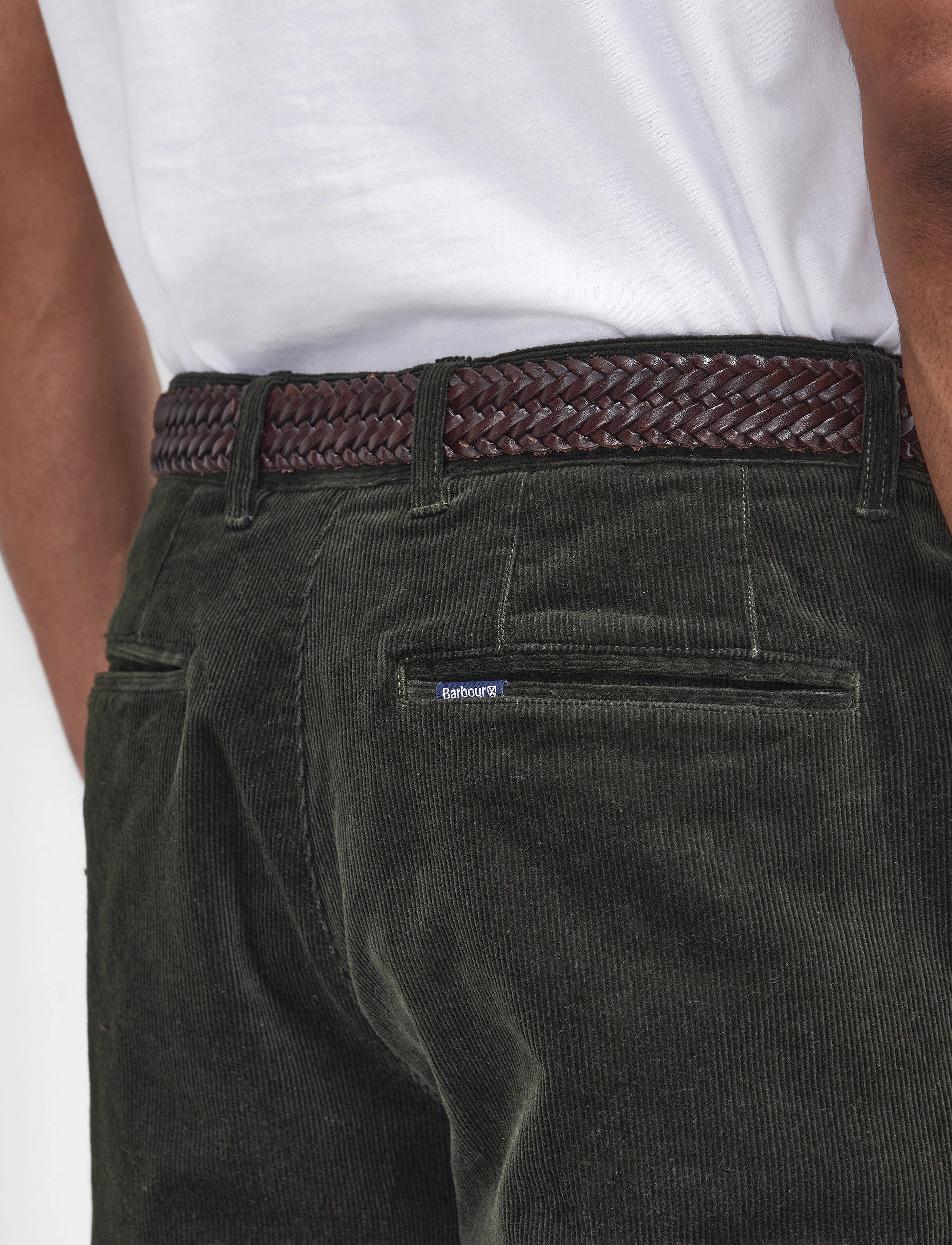 Barbour Stretch Cord Tailored Fit Trouser casual byxor herr – bild 6
