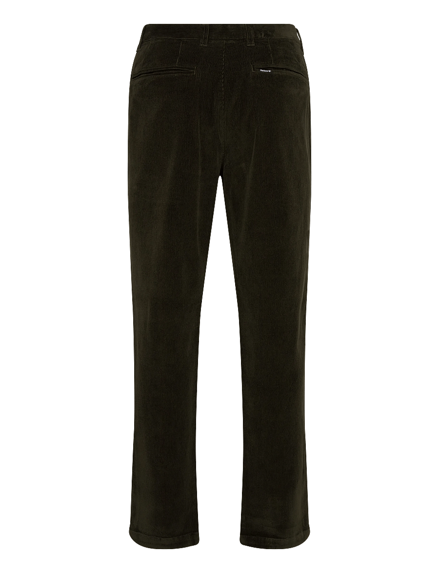 Barbour - Barbour Stretch Cord Tailored Fit Trouser - freizeithosen - green - 1