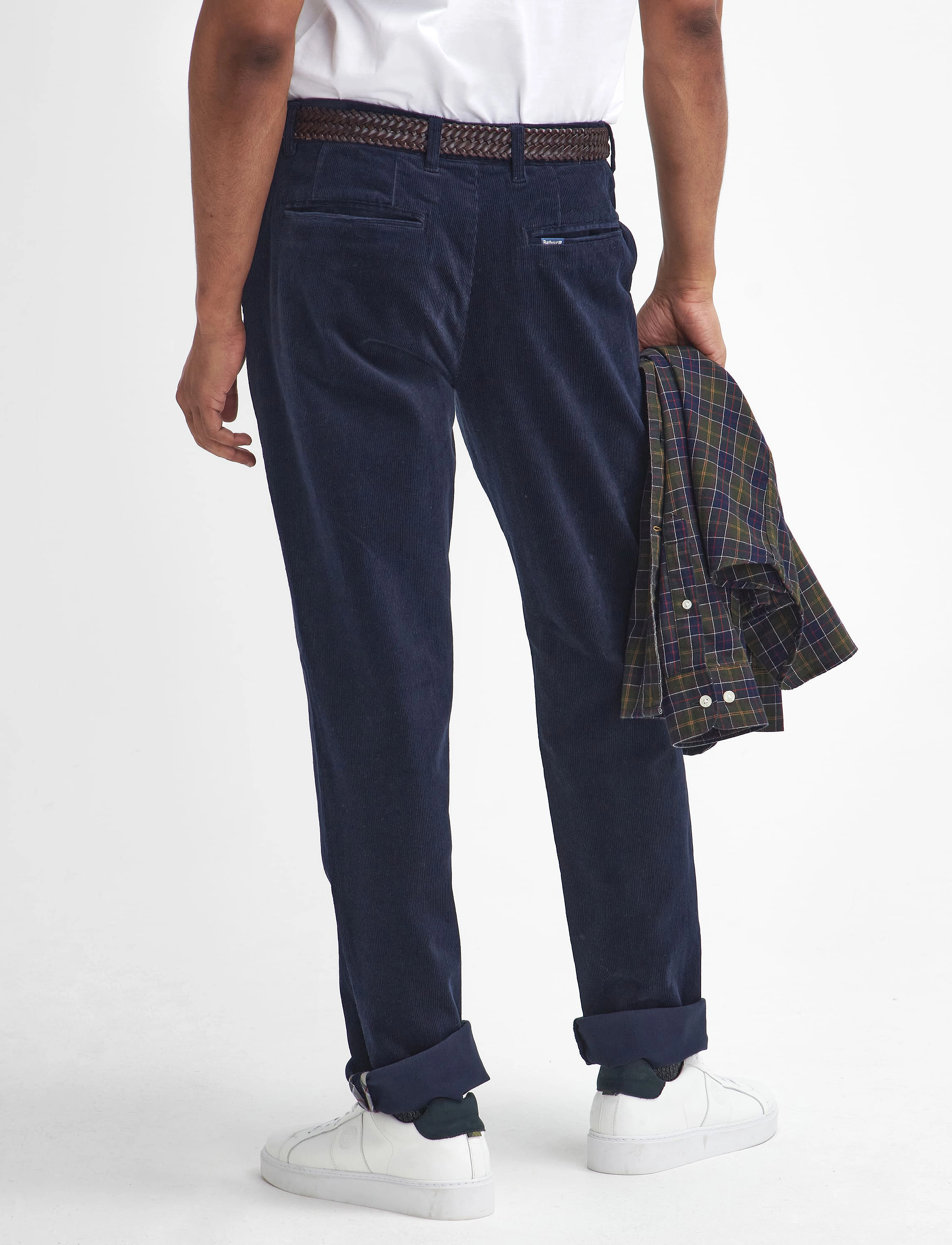 Barbour - Barbour Stretch Cord Tailored Fit Trouser - casual - navy - 3