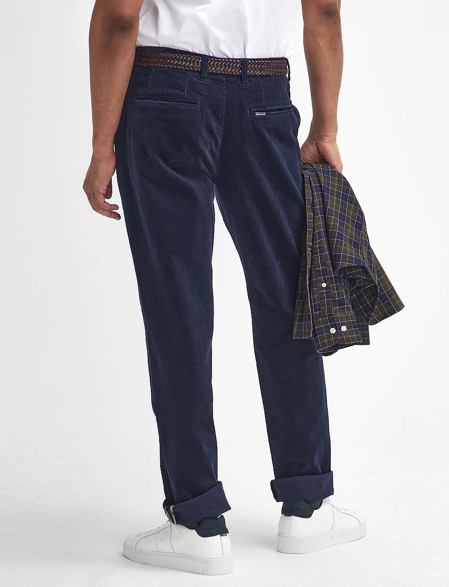 Barbour - Barbour Stretch Cord Tailored Fit Trouser - casual - navy - 3
