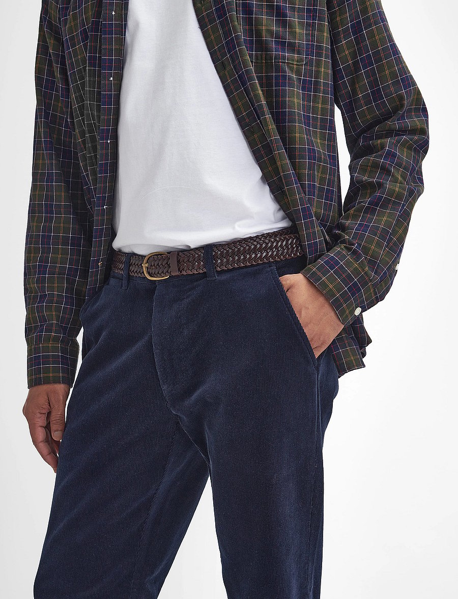 Barbour - Barbour Stretch Cord Tailored Fit Trouser - casual - navy - 4