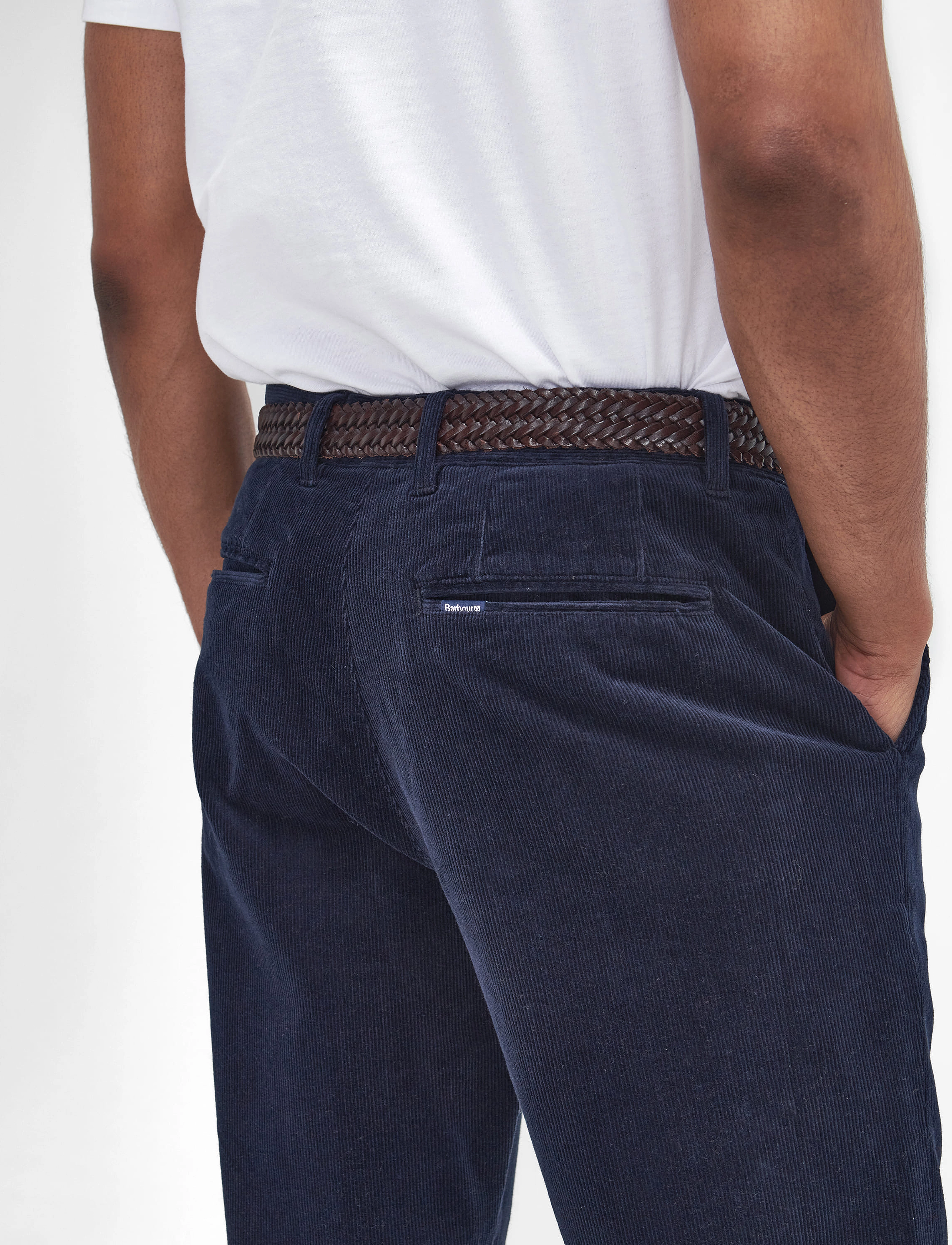 Barbour Stretch Cord Tailored Fit Trouser casual byxor herr – bild 6