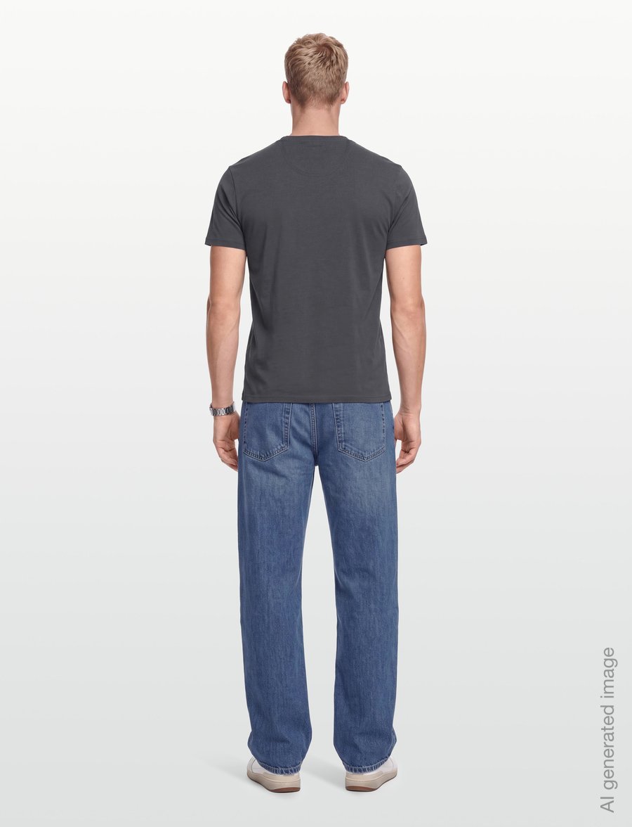 Barbour - B.Intl Small Logo T-Shirt - kortærmede t-shirts - asphalt - 4