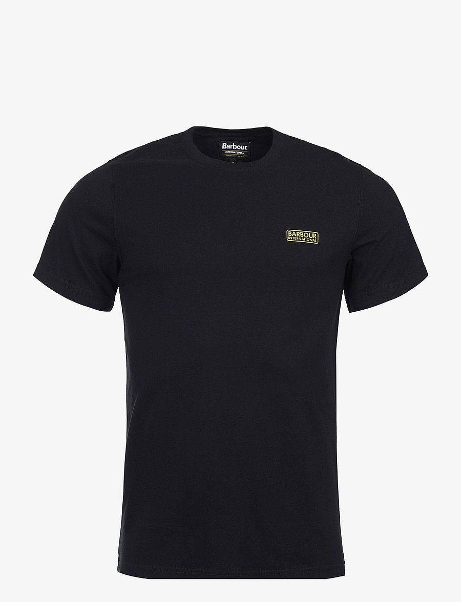 Barbour - B.Intl Small Logo T-Shirt - short-sleeved t-shirts - black - 1