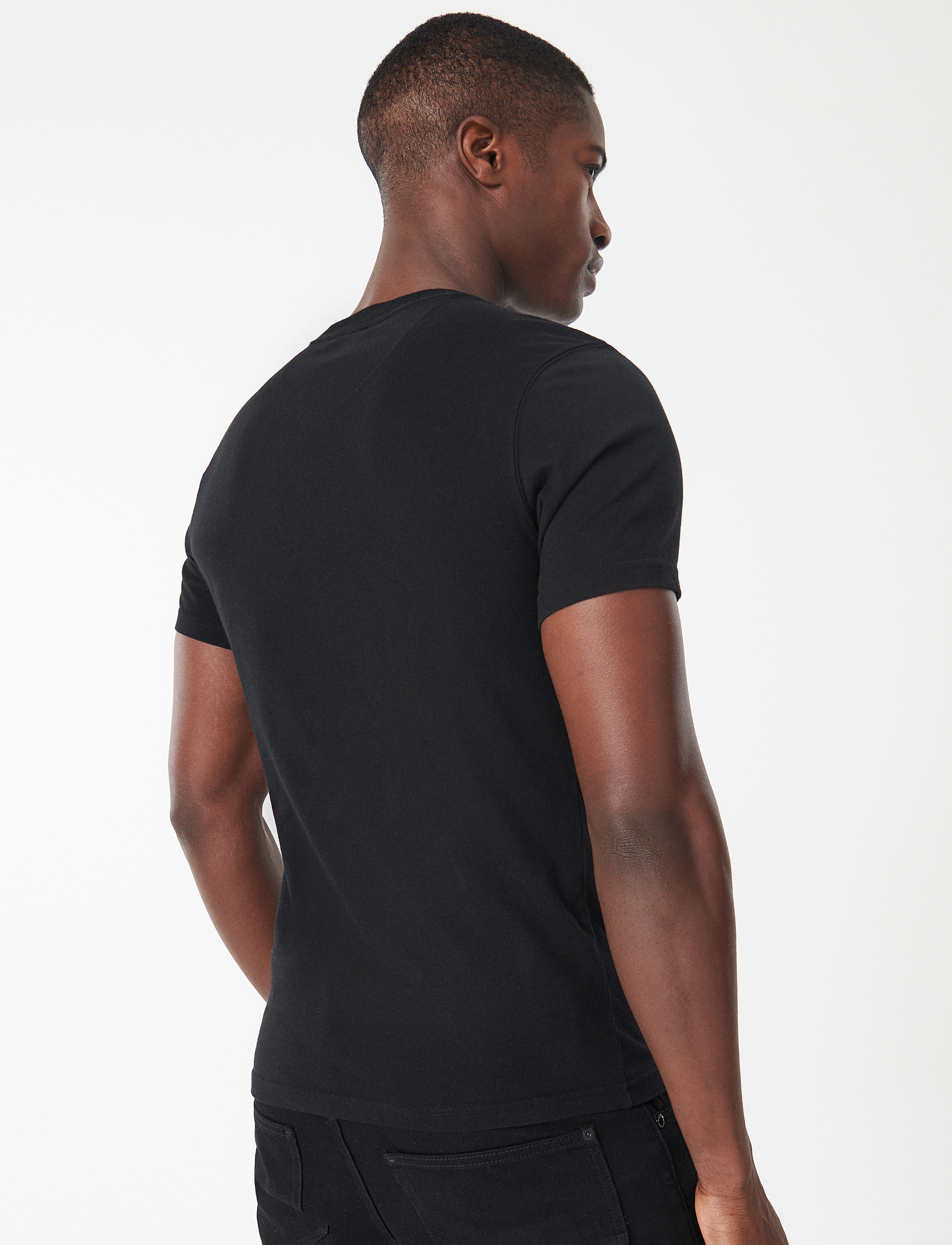 Barbour - B.Intl Small Logo T-Shirt - short-sleeved t-shirts - black - 4
