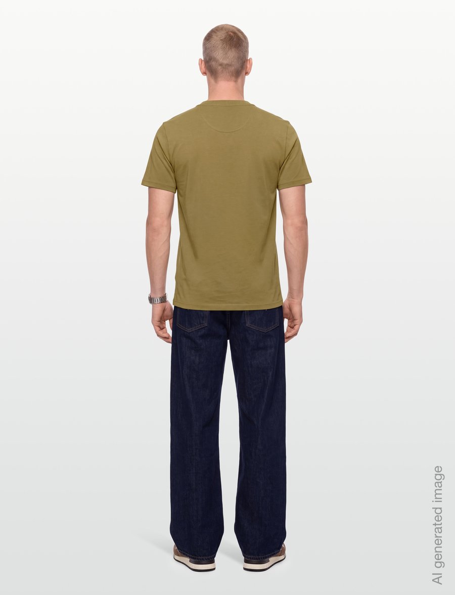 Barbour - B.Intl Small Logo T-Shirt - kurzärmelig - butternut - 4