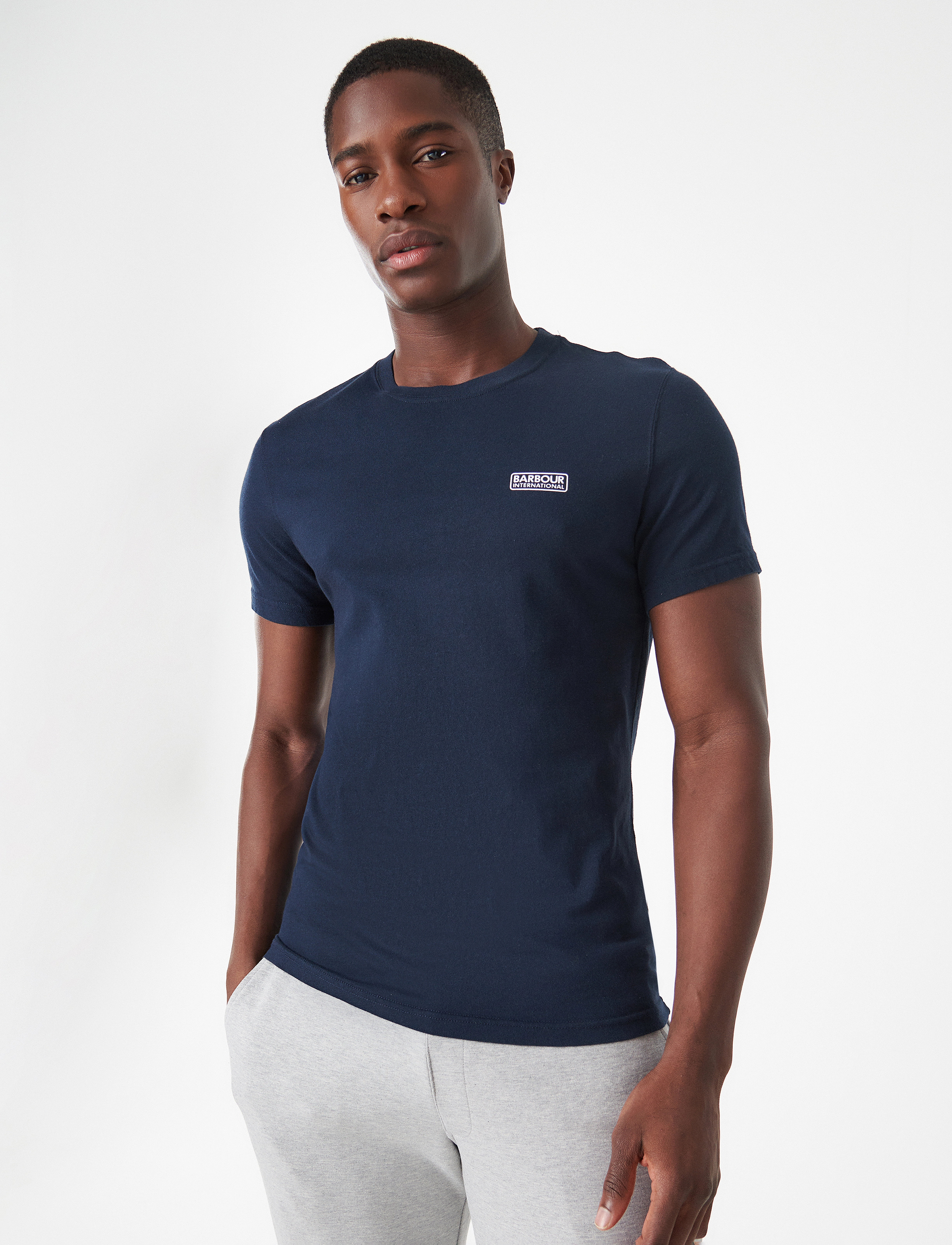 Barbour B.Intl Small Logo T-Shirt - T-Shirts - INTERNATIONAL NAVY / navy