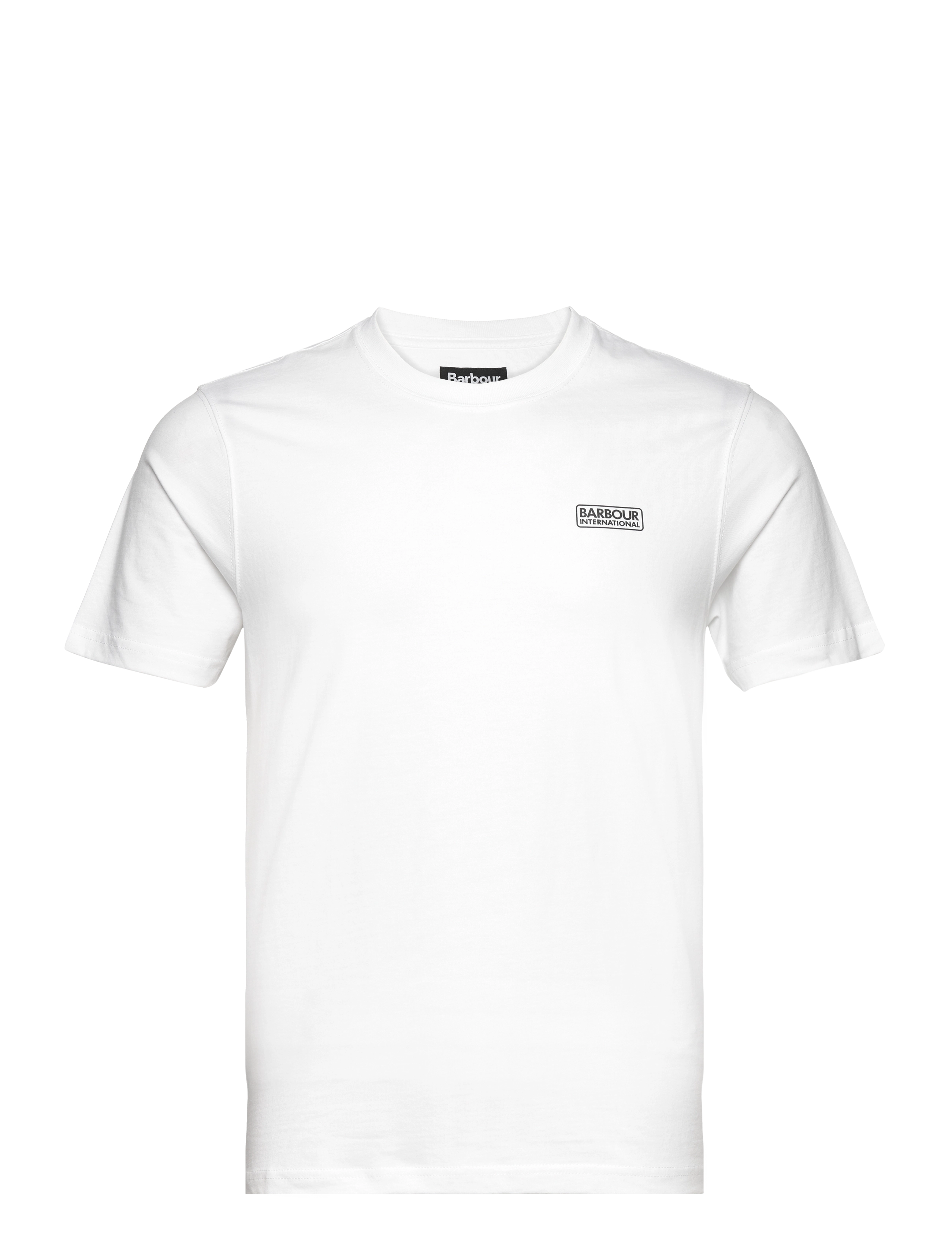 Barbour - B.Intl Small Logo T-Shirt - kurzärmelig - white/black - 1