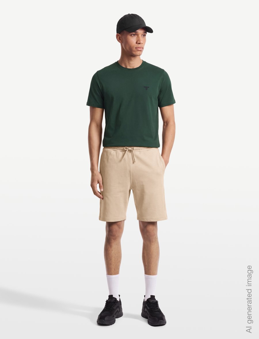 Barbour - Barbour Essential Sports T-Shirt - kurzärmelige t-shirts - seaweed - 0