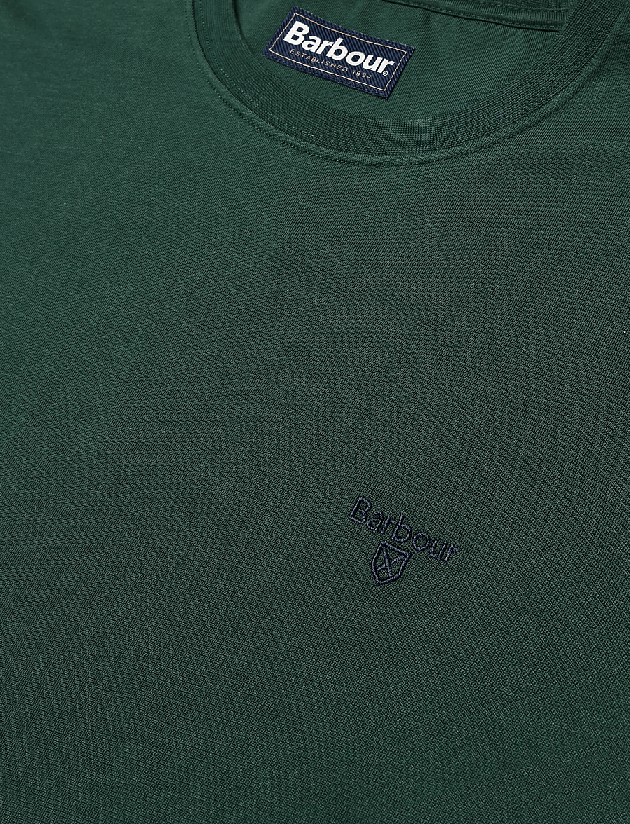 Barbour - Barbour Essential Sports T-Shirt - short-sleeved t-shirts - seaweed - 2