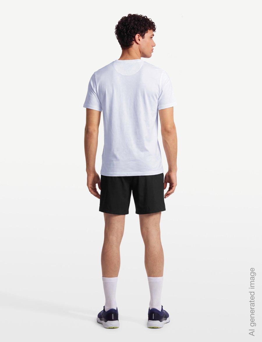 Barbour - Barbour Essential Sports T-Shirt - korte mouwen - white - 4